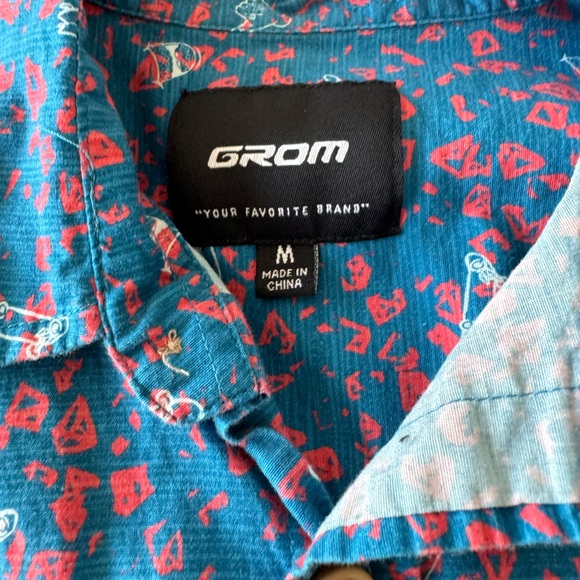 Grom button down shirt, youth M - Picture 2 of 2